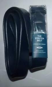 NEU Kenneth Cole Reaktionsanzug Gürtel - Größe 48 - Herren marineblau Stretch neu mit Etikett 63AC - Bild 1 von 4