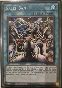 YuGiOh Sales Ban Secret Rare 1st Edition BACH-EN063 - Imagen 1 de 1
