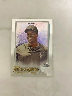 2020 TOPPS CHROME ALLEN & GINTER FRANK THOMAS  # 96 - Image 1 of 2