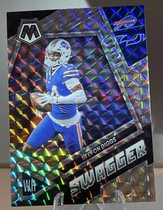 🔥 Stefon Diggs -2023 Panini Mosaic Silver Mosaic Prizm Swagger Buffalo Bills🔥 - Picture 1 of 4