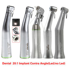 NSK Style Dental Implant 20:1 Reduction (LED) Contra Angle Handpiece Push/Latch