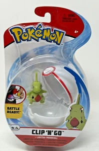 Pokemon Clip 'n' Go Larvitar Figure & Premier Ball Pokeball Battle Ready Sealed - Picture 1 of 8