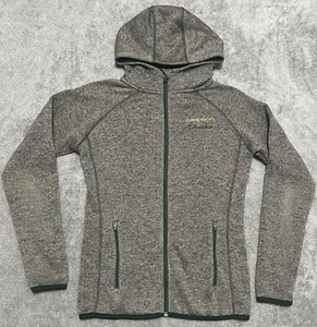 Oregon Ducks Gray Hoodie Women's Size S Gray Green ZipColosseum Football U Of O - Picture 1 of 12