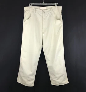 Levi's Vintage Red Tab Mens Size 36x28 Beige Khaki Jeans Pants Relaxed Loose - Picture 1 of 12