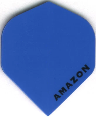 BLUE AMAZON Dart Flights: 3 per set
