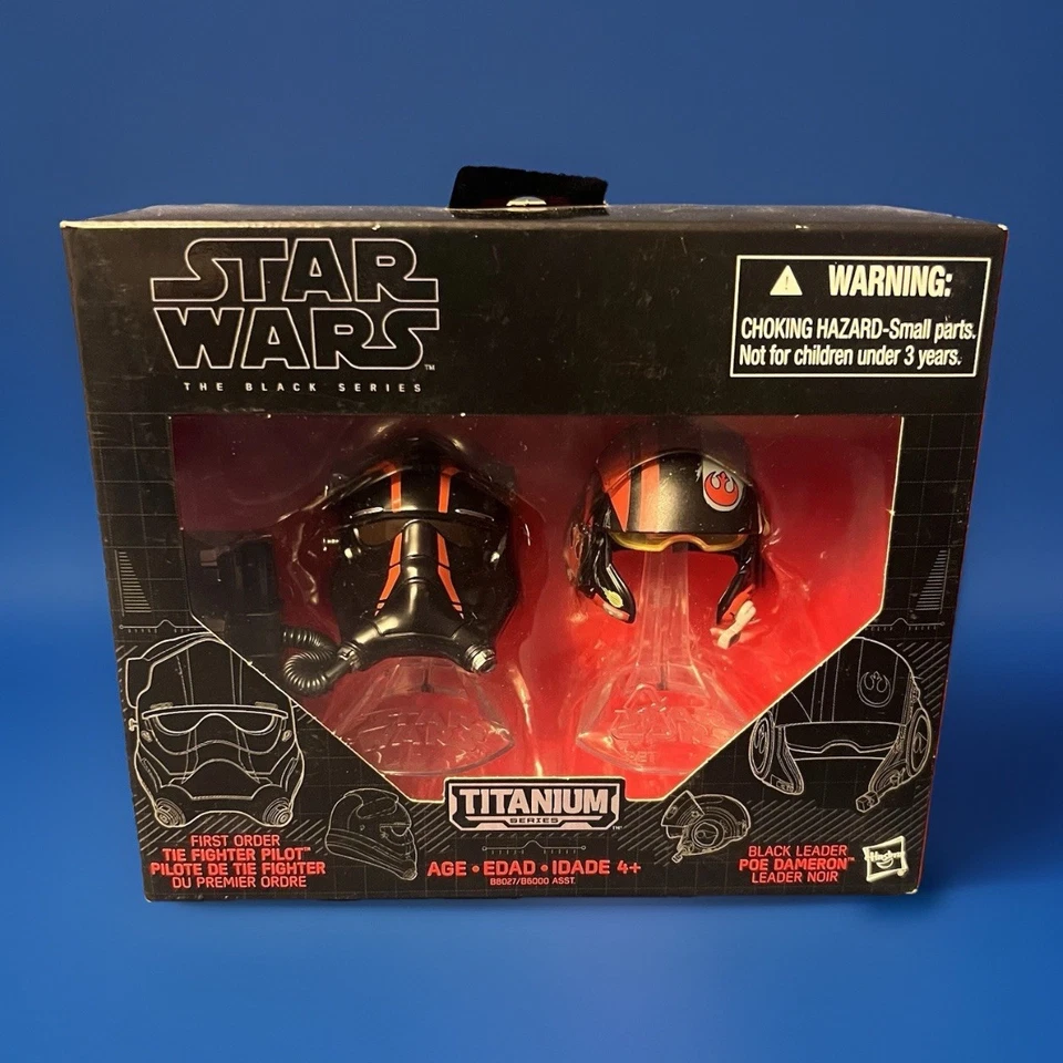 Cascos Star Wars Titanium The Black Series TIE FIGHTER PILOT y POE DAMERON 04 Foto 1 de 1