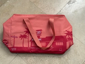 Brand New Trader Joe's Large Insulated Reusable Tote Bag 8 Gallon Peach Color - Picture 1 of 4