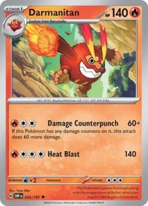 Darmanitan Obsidian Flames Pokémon TCG 035/197 Regular Uncommon ࿊ - Picture 1 of 1
