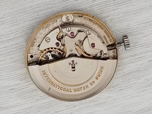 IWC Shaffhausen Cal.852 Automatic Watch Movement + Black Dial + Hands + Ring - Picture 1 of 12