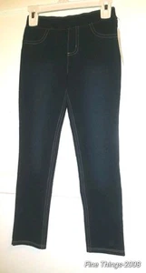 Size 4 Girls Jumping Beans Stretch Jeans Jeggings Blue Denim New With Tags - Picture 1 of 3