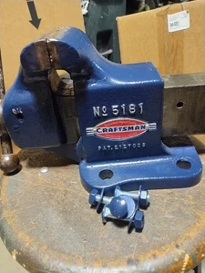 Vintage Craftsman 5181 Swivel Bench Vise "Reedsman" 1940s Reed USA - Picture 1 of 10