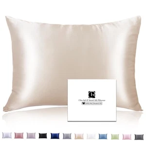 Silk Pillow Cases with Zipper, 21 Momme Mulberry Silk Pillowcase for Hair Ski... - Bild 1 von 8