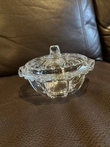 "Plato de caramelo cubierto de vidrio con cuentas vintage KIG Indonesia 6,75""" - Imagen 1 de 9