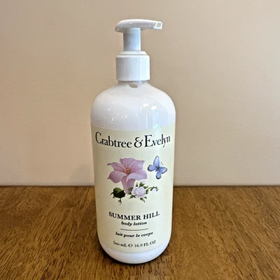 NEW Crabtree & Evelyn Summer Hill Body Lotion 16.9 fl oz Full Size - Image 1 of 3