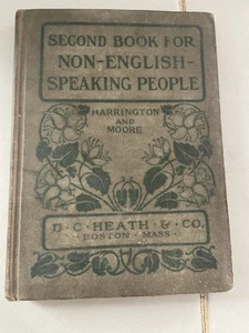 Second Book for non-English speaking people vintage book - Foto 1 di 7
