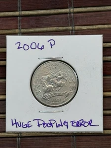 2006 P Nevada Quarter Huge Die Chip Error Coin - Picture 1 of 4
