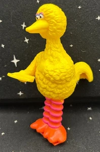 Modellino Big Bird vintage che andò su Sesame Street Mystery Sorting Bank plastica 5" - Foto 1 di 5