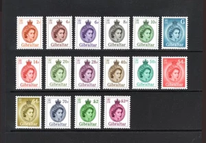 M28103 Gibraltar 2014 Definatives Set X16 UMM Sg 1547/62 Cat 29£ - Bild 1 von 1