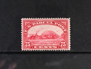 USA Scott # Q11 F-VF OG Hinged 75c Parcel Post Stamp Cat $85 Harvesting Farm - Picture 1 of 2