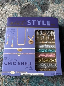 Neu! Do It Yourself Chic Muschel Gold Schmuckset - Bild 1 von 3