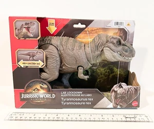 Jurassic World Rebirth Lab Lockdown Tyrannosaurus Rex T-Rex Chomp Attack - Foto 1 di 4
