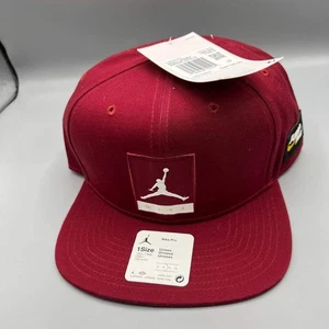 Gorra Air Jordan Hombres Roja Bordada Logo Jumpman Nike Pro Snap Back Gorra Nueva - Imagen 1 de 8