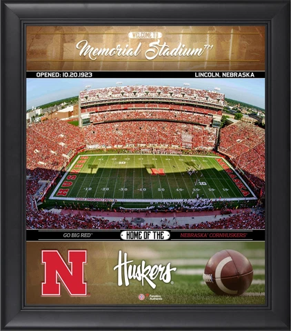 Nebraska Huskers Framed 15x17 Welcome Home Collage - Fanatics Cover