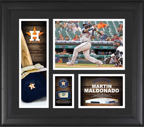 Martin Maldonado Houston Astros Framed 15" x 17" Player Collage Cover