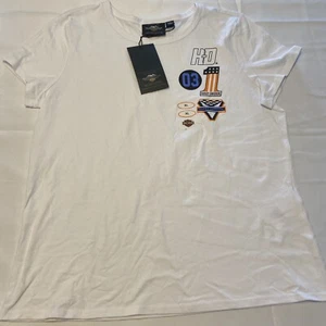 New Genuine Harley Davidson Motorclothes Women’s Whit T Shirt XL - Picture 1 of 10
