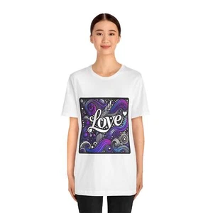 Love Abstract - Unisex Jersey Kurzarm T-Shirt - Bild 1 von 7