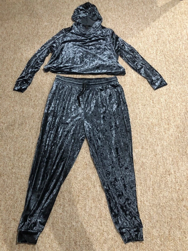 Forever21 Conjunto Conjunto de 2 Piezas Azul Metálico Mujer Talla 2X Foto 1 de 4