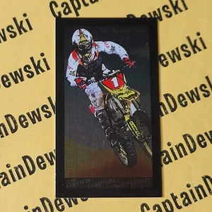 Chad Reed #5/8 2009 cubierta superior Goodwin Champions mini lámina mago negro SSP - Imagen 1 de 3