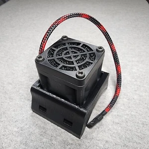 2028 56mm Motor fan w/ mount (castle creations, hobbywing, arrma, traxxas - Picture 1 of 7