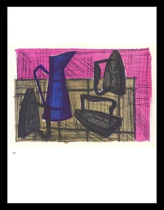 1967 Bernard Buffet Litho 13 "Nature Morte Fers à Repasser" (Irons Still Life) - Picture 1 of 2