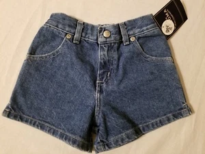 NWT Sonoma Jean Company Girls Blue Jean Shorts Size 4 Kids - Picture 1 of 7