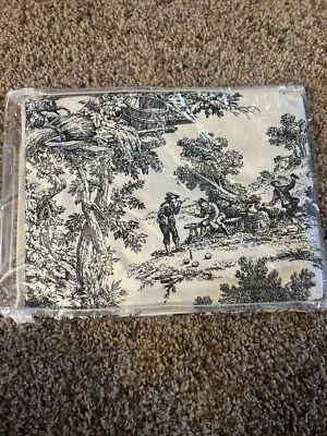 Оконная занавеска Victoria Park Toile Tieup Valence черная - Изображение 1 из 4