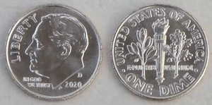 USA Dime 10 Cents 2020 D unz. - Picture 1 of 1