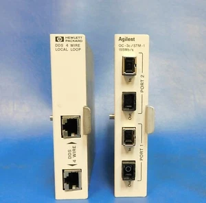 Agilent HP Keysight J2912B STM-1/OC-3 & J2908A DDS 4 Wire Modules Untested - Picture 1 of 7