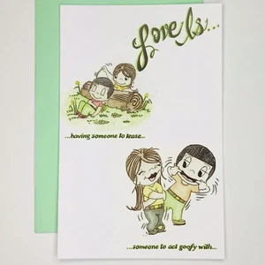 Love Is Greeting Card by Kim Casali (12 pack) (Valentines Day, Thinking of you) - Picture 1 of 12