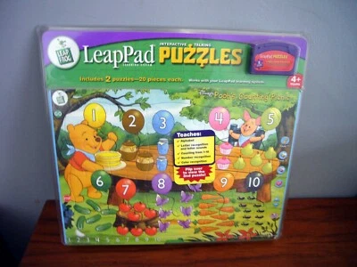 LeapFrog LeapPad Interactive 2 Talking Puzzles Winnie the Pooh's Counting Picnic - Image 1 of 2