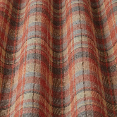 Tissu D'Intérieur En Laine Rouge À Motif Tartan - Photo 1/4