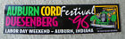 Nos 1996 Auburn Cord Duesenberg ACD Festival Stoßstange Aufkleber '96 Auto Show Indiana