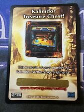 World of Warcraft KALIMDOR TREASURE CHEST LOOT card Unused Unscratched WOW NEW!