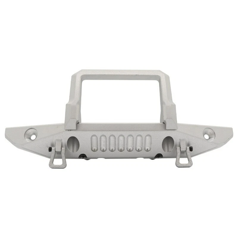 Metal CNC RC Front Rear Bumper w/ Trailer Winch Hooks For 1/6 Axial SCX6 Upgrade - Image 1 of 4