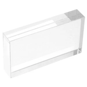 Prisma rectangular de vidrio transparente para física y fotografía prisma de luz para - Imagen 1 de 12