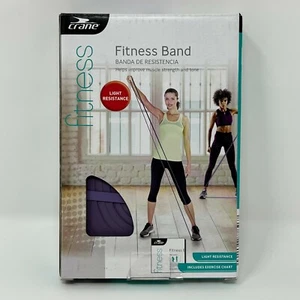 Crane Fitness Band Light Resistance Lila Neu mit Trainingstabelle Training - Bild 1 von 6