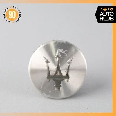 03-18 Maserati Quattroporte M139 Wheel Centre Cap Silver / Gray 82336806 OEM - Image 1 of 4