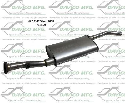 Exhaust Muffler Fits 1999 2000 Nissan Frontier 3.3L V6 GAS SOHC Foto 1 de 4