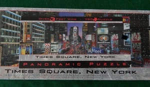 Times Square, New York Panoramic Puzzle 750 Pieces 3 Ft Wide 2002 - Picture 1 of 8