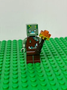 Minifigura LEGO Minecraft Zombie Ahogado - Imagen 1 de 1
